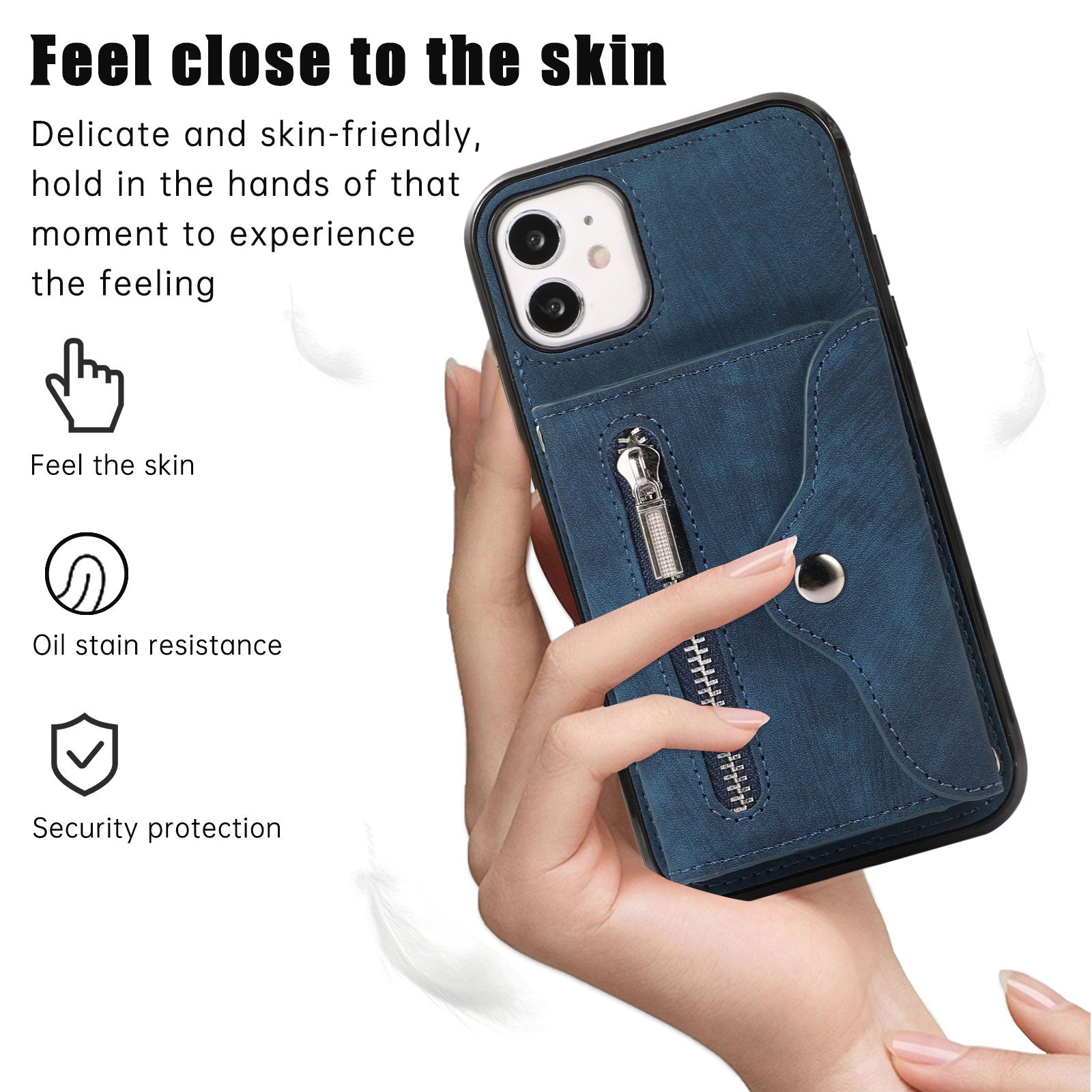 PU Leather+TPU Cover for iPhone 11 RFID Blocking Card Bag Phone Case with Kickstand PU Leather+TPU Cover for iPhone 11 RFID Blocking Card Bag Phone Case with Kickstand
